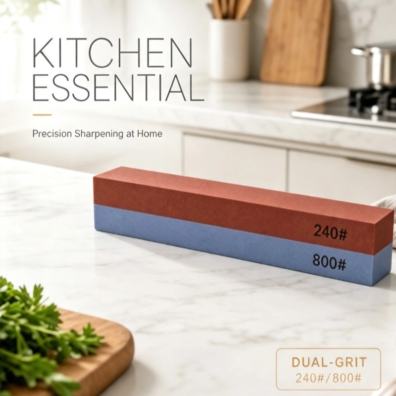 حجر شحذ شفرات المطبخ ذو حبيبات - مراجعة Sharpening Stone Whetstone وسعره
