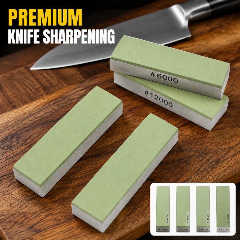حجر شحذ ماسي فائق النعومة عالي - مراجعة Sharpening Stone Whetstone وسعره